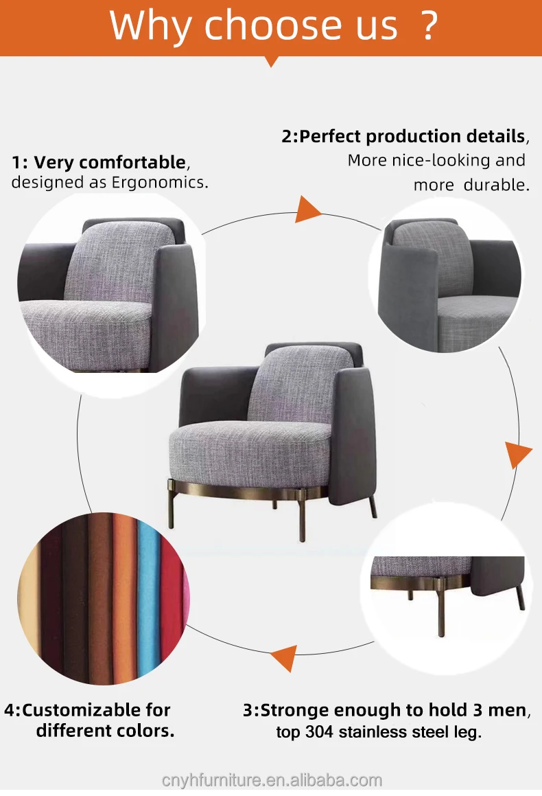 Gold Luxury Cheap Nordic Modern Wholesale Metal Sofa Home Sets Velvet Furniture Waiting Lounge Living Room Accent Chairs