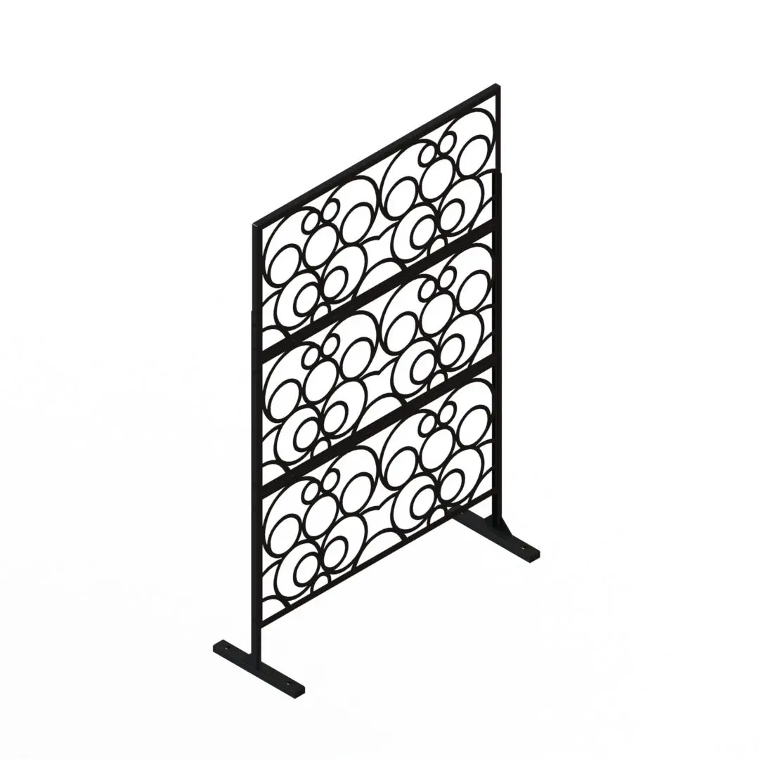 Customization Decorative Outdoor Garden Privacy Art Metal Screens Panels Wall Art Screen For Sale