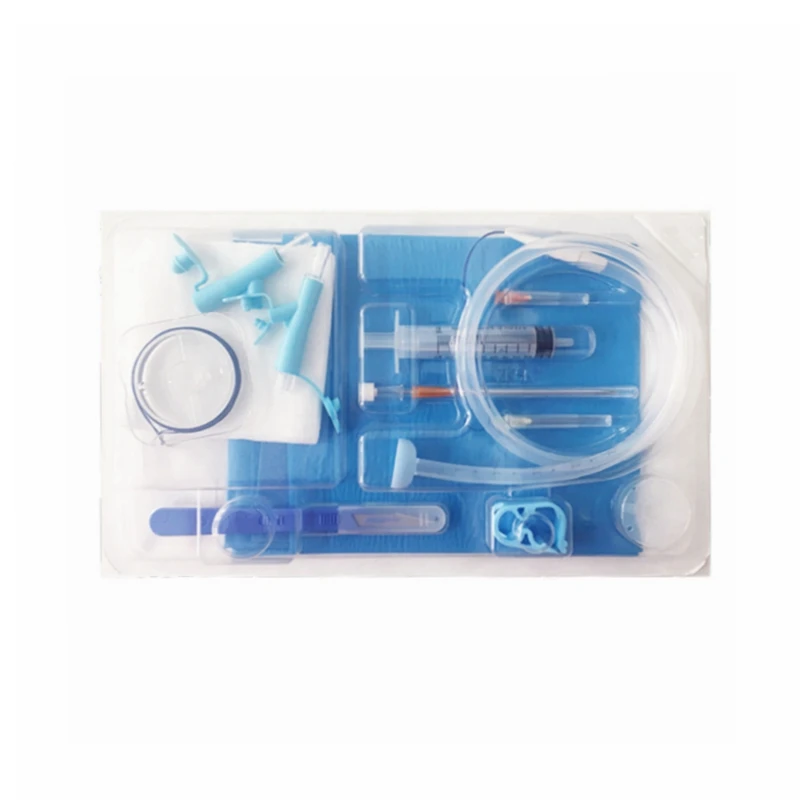 Percutaneous Endoscopic Gastrostomy PEG feeding tube kit PEG Kit for gastrostomy surgery