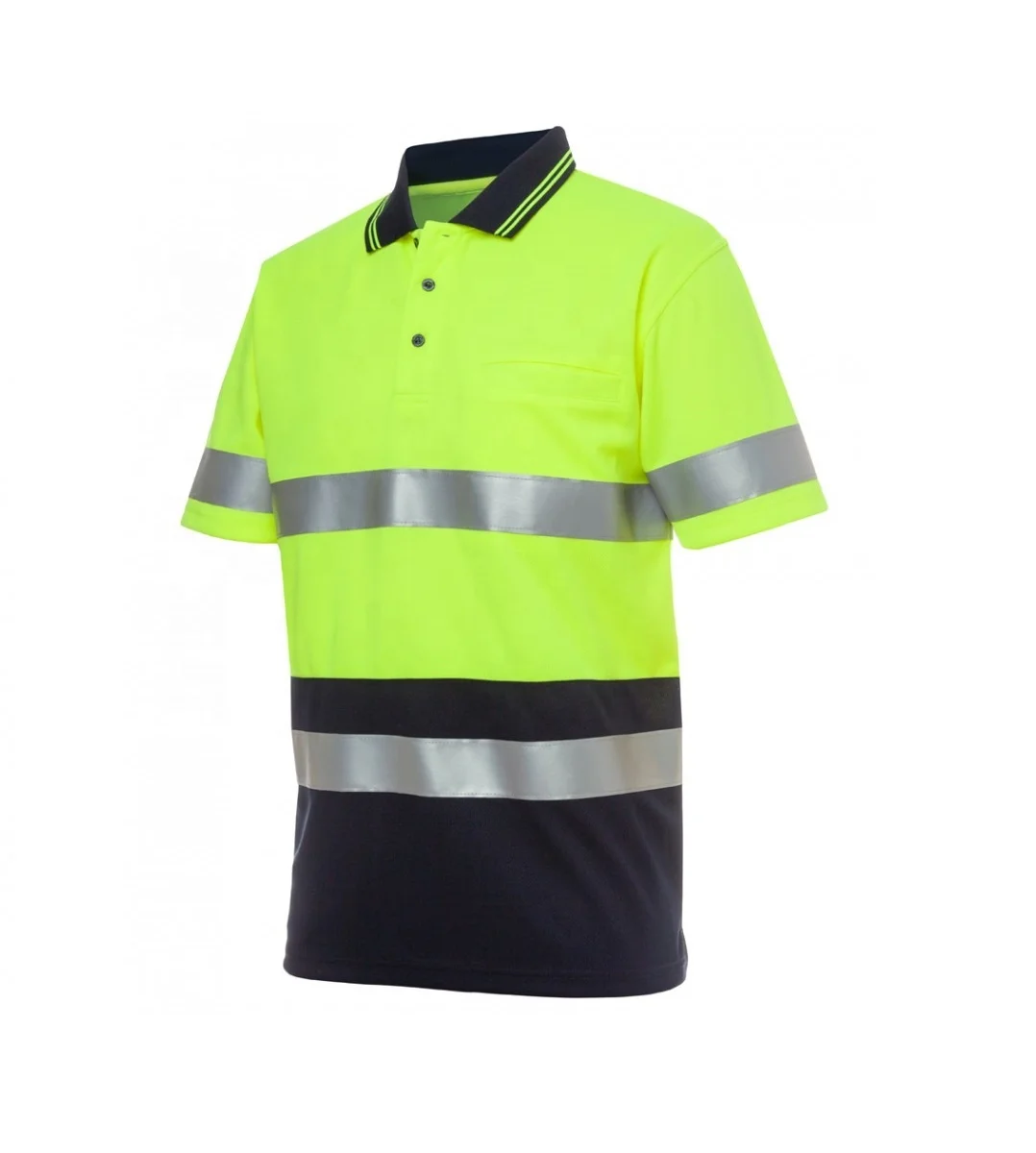High-Visibility Class 3 T Shirt with Moisture Wicking Mesh Birdseye