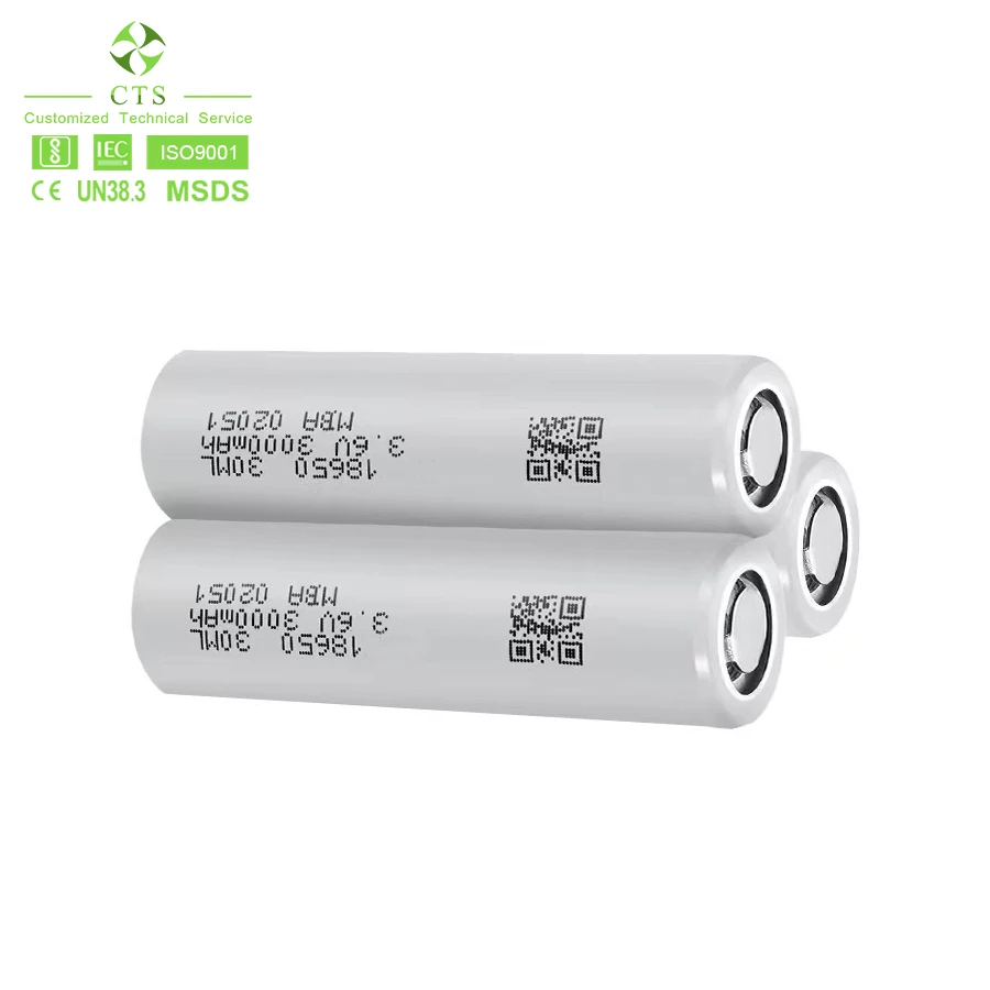 CTS Lifepo4 3.2V 3.7V 2000MAh 2600MAh 3000MAh 3200MAh 3500MAh 18650 Cell Rechargeable Ebike Battery 18650 Cells For Power Tools