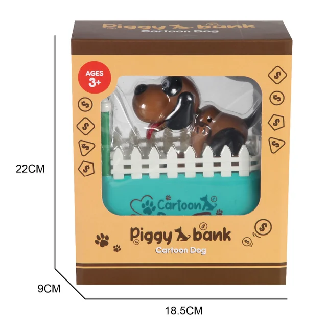 Dogs Eat Coins Automatic Puppy Stealing Money Bank Electric Saving Money Boxes Kids Gifts toy