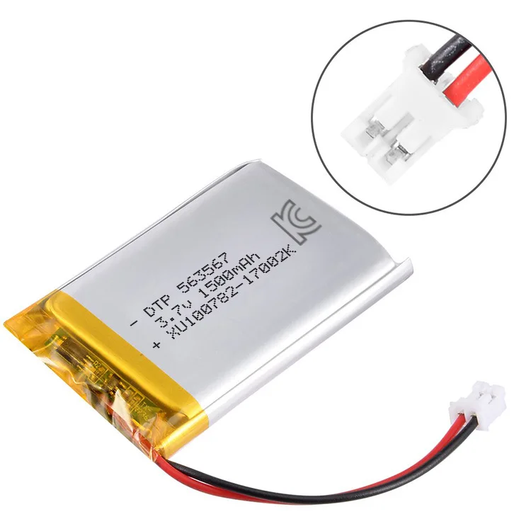 KC IEC62133-2:2017 одобренный литий-ионный полимерный аккумулятор 3 7 V 1500mAh1600mAh литий-полимерный 803450 563567