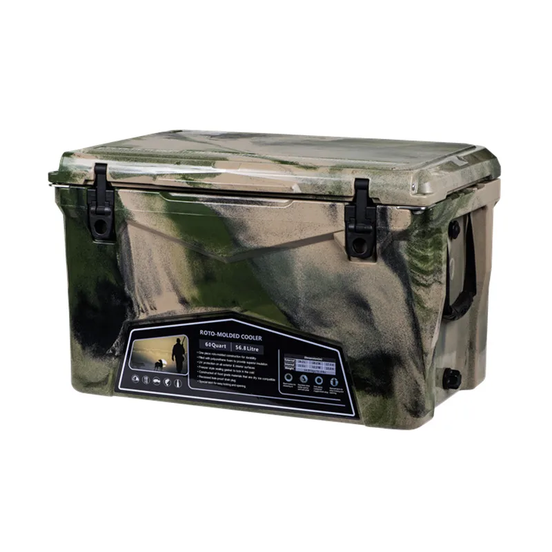 2022  outdoor ice chest cooler box Camping and fishing water rotomolded  cooler box