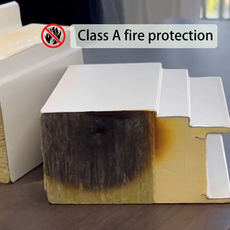 facade wall panel fire proof shed cladding Rock Wool Sandwich Panels