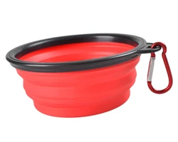 350ML/1000ML Foldable Silicone Pet Bowl Portable Puppy Food Container Foldable Feeder