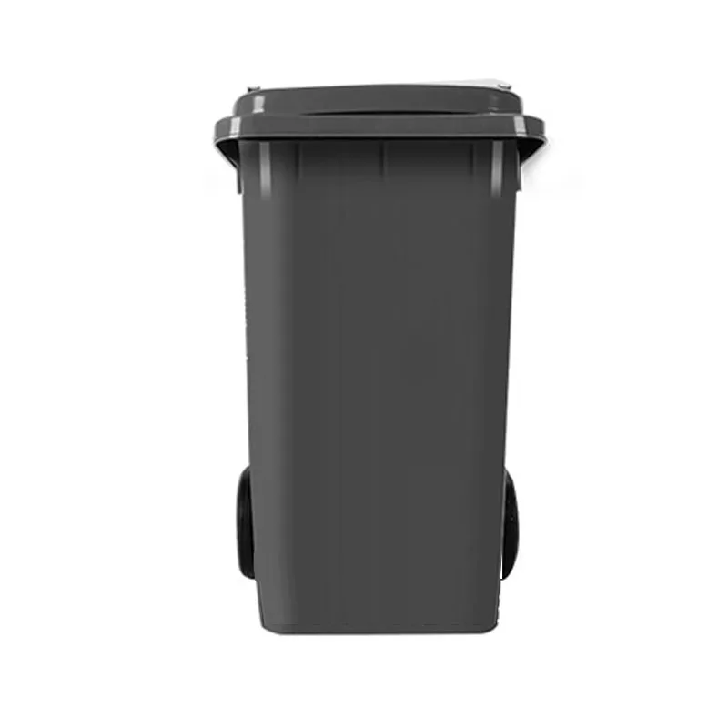 Factory wholesale 240 L plastic mobile garbage bins  for sale  outdoor large swing top garbage waste bin waste container
