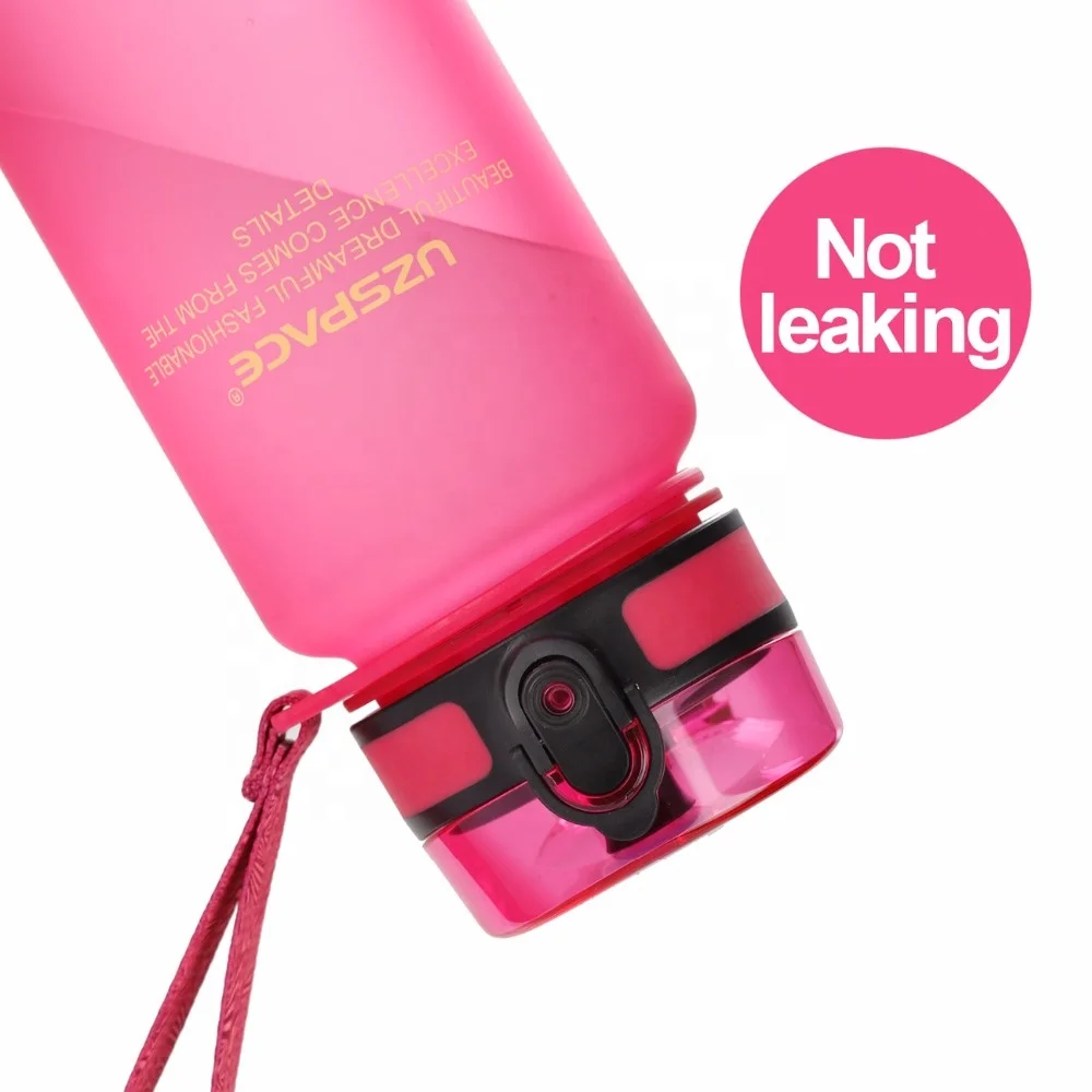 UZSPACE China supplier BPA free Triton 650ml bottle for water tritan material 100% BPA free  leakproof water bottle for sports