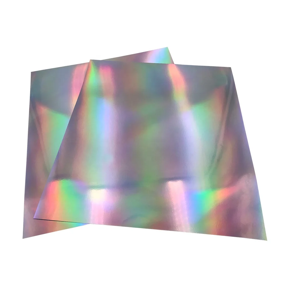 New Product Rainbow Holographic PVC Sheet for Plastic Card Laminate