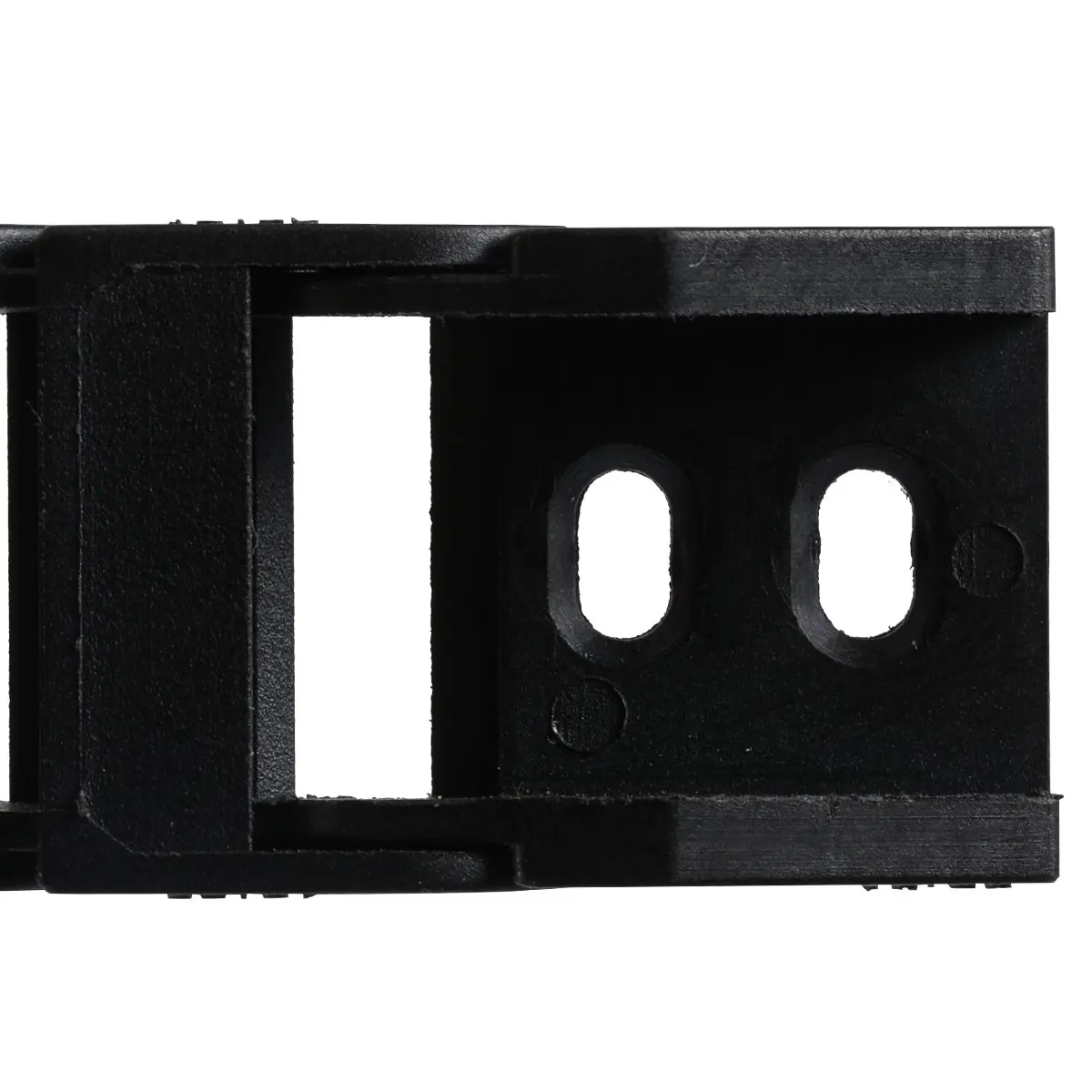 10X20MM 0.7M LENGTH BLACK PLASTIC FLEXIBLE DRAG CHAIN CABLE WIRE CARRIER OPEN TYPE FOR NEJE LASER ENGRAVER & CUTTER