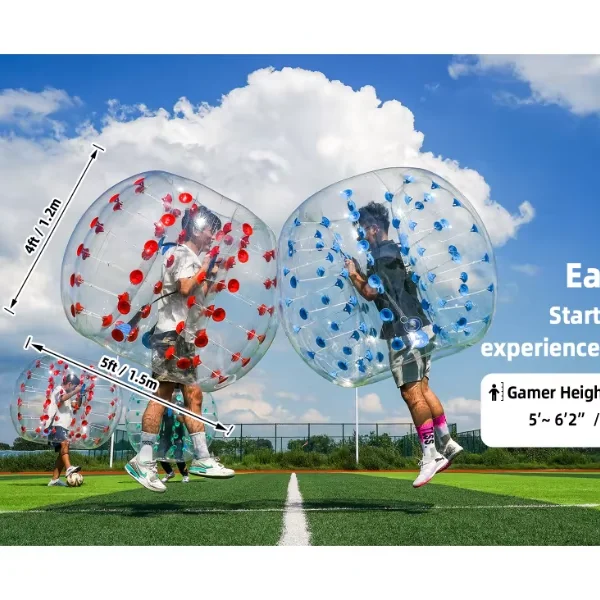High quality PVC /TPU  factory price bumper ball  bumper bubble soccer balls for kids and adults soccer ball