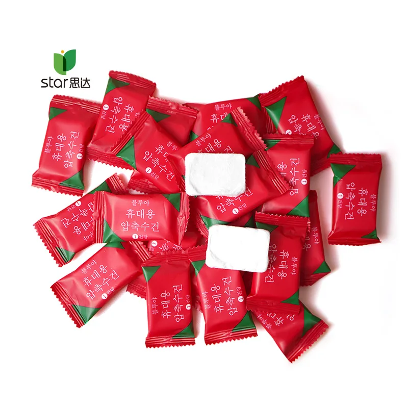 Guaranteed Quality compressed cotton towel vacuum packed compressed towels tablet compressed towel