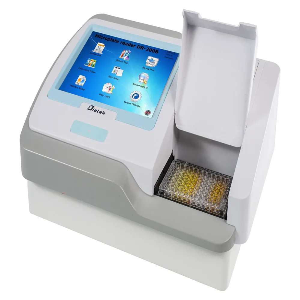 Медицинская лабораторная машина Elisa Microplate Reader цена с принтером диагностика