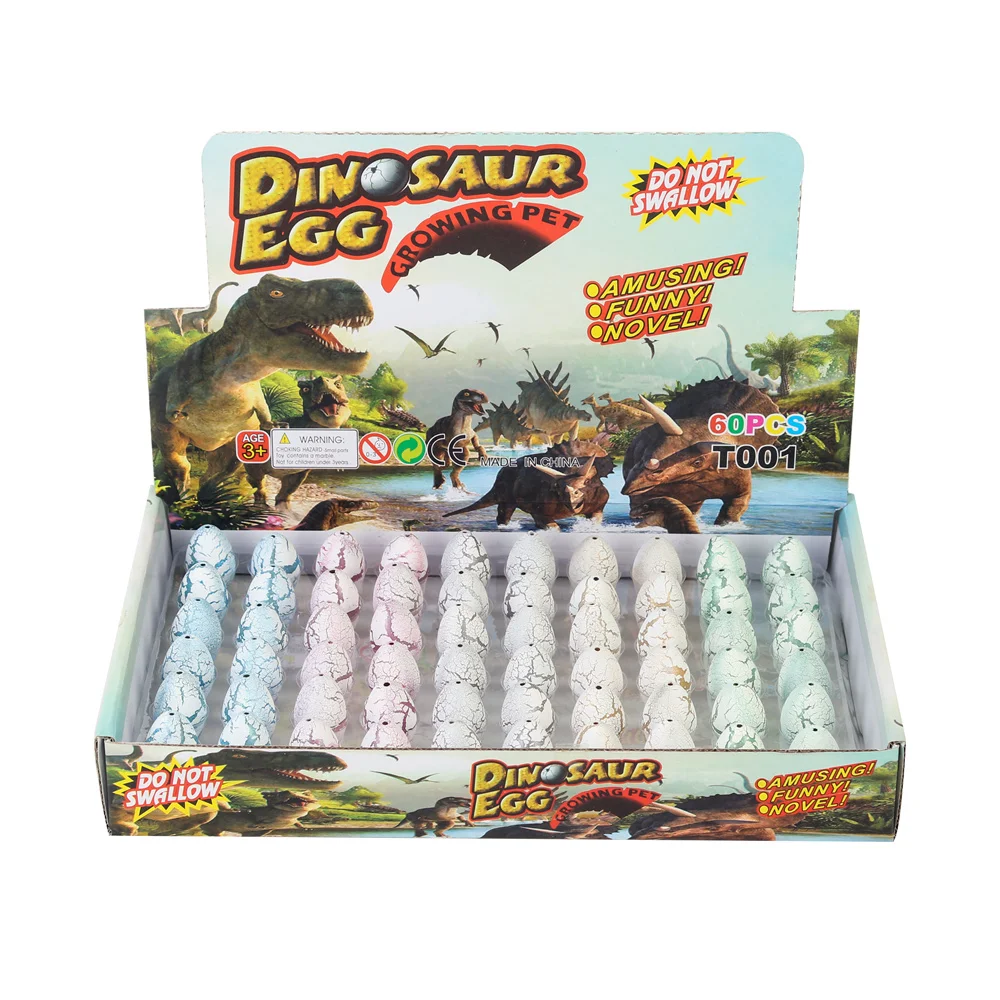 2*3cm Small-Size Dinosaur Egg Hatching EVA Plastic Toy Unisex Water-Growing Animal Expansion Deformation Simulation Funny EN71