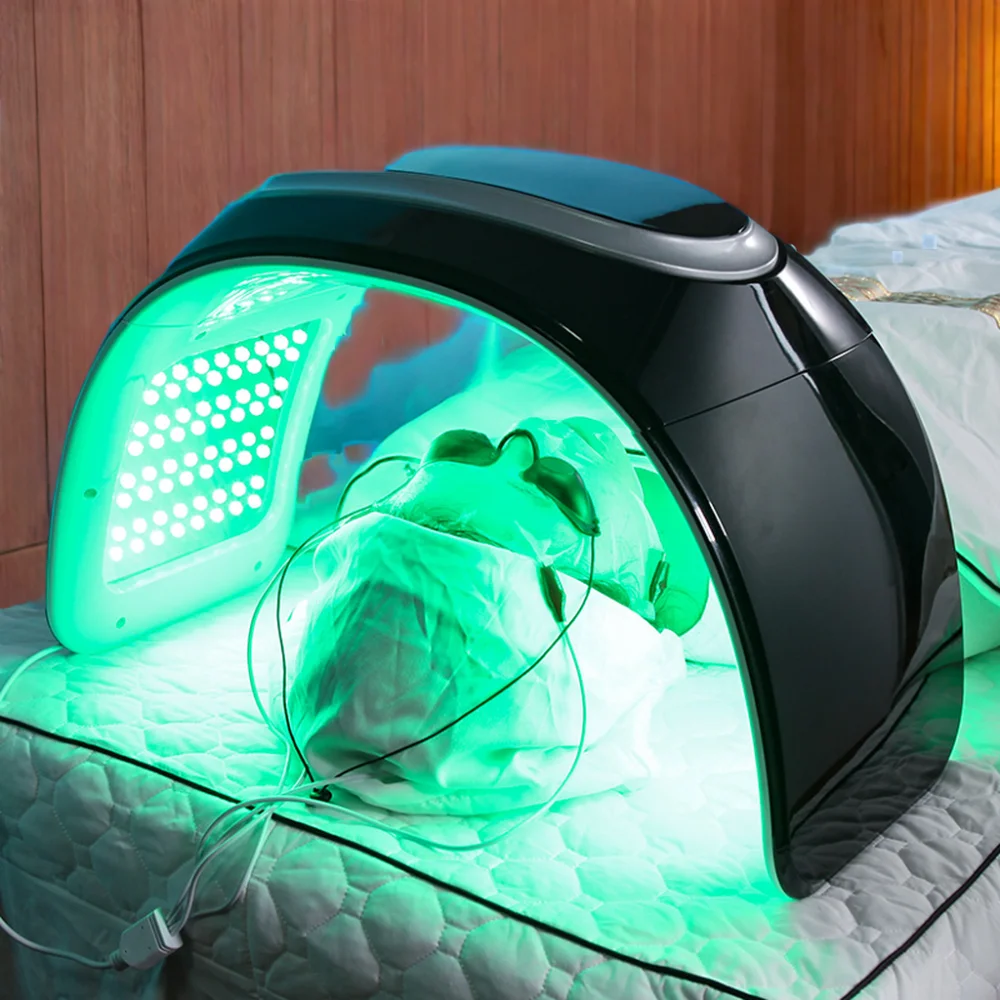 Newest red light therapy machine with spray and EMS collagen for beauty salon equipment  Collagen tanning