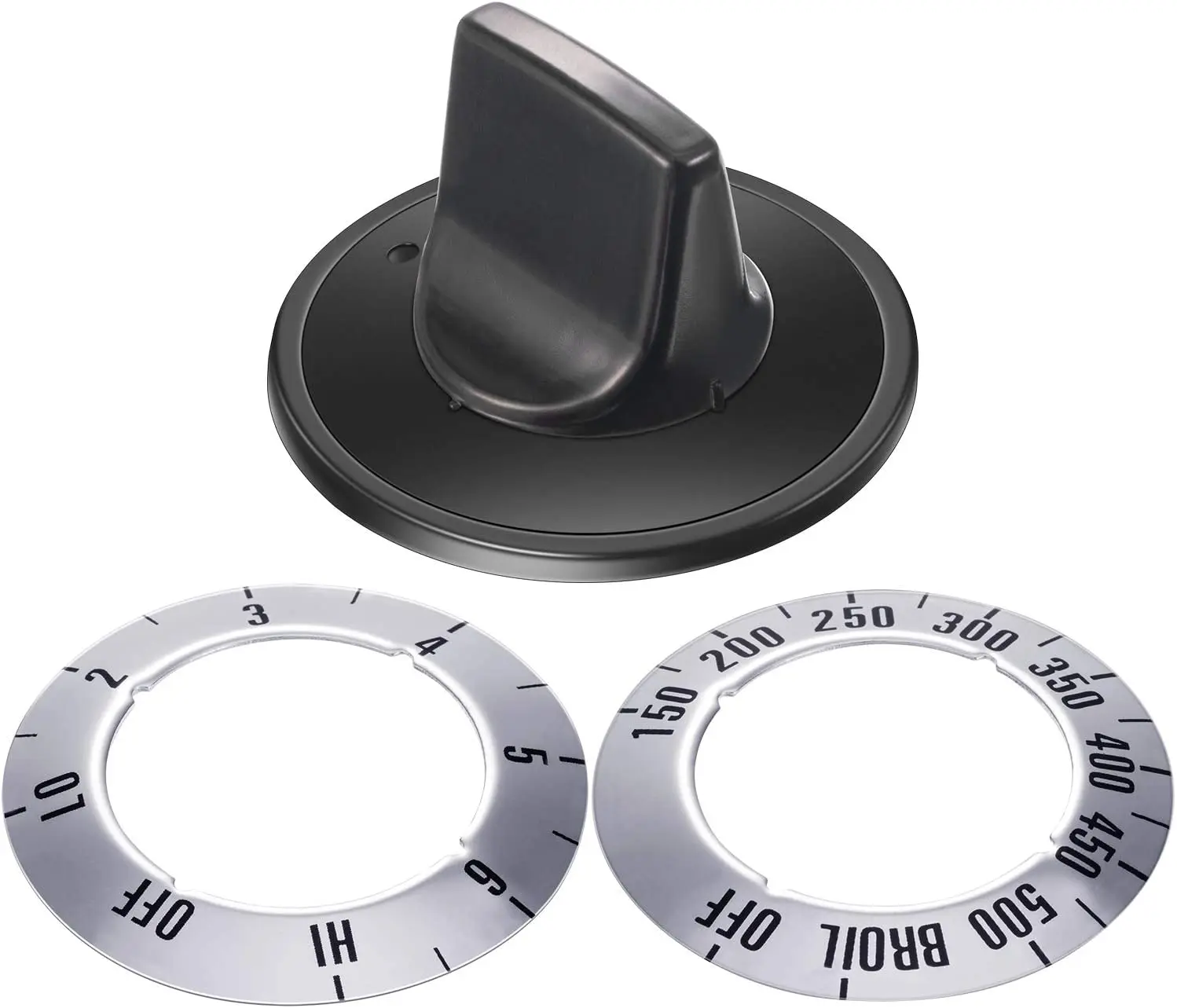 Replacement KN002 Universal Electric Range Knob Kit  Replaces AP5641247 MA-XP6 RK103