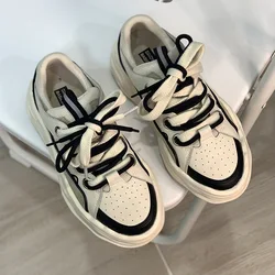 Кожаная Удобная дышащая модная дизайнерская женская повседневная обувь в современном стиле