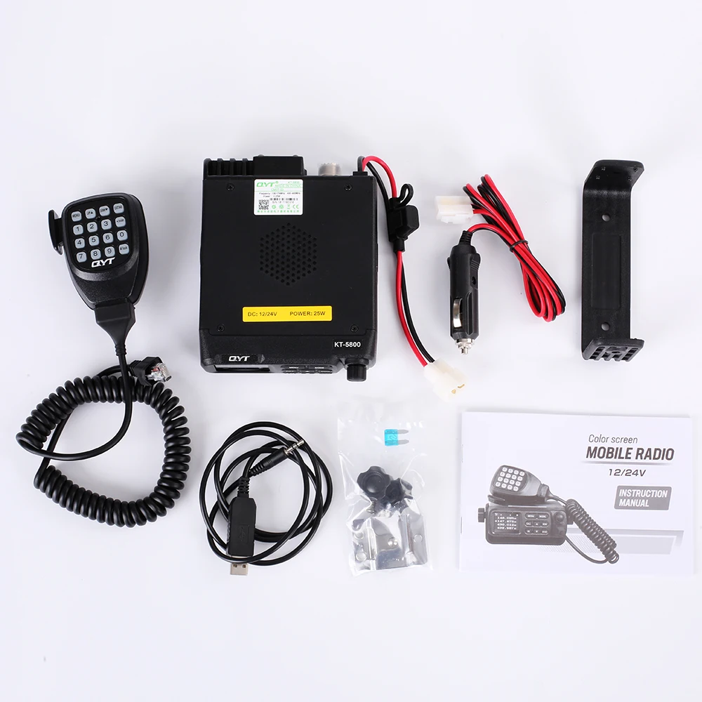 12V 24V QYT KT-5800 Dual Band Quad в режиме ожидания УКВ 25 Вт мини автомобиль Ham радио приемопередатчик мобильный грузовик Автомобильная материнская плата