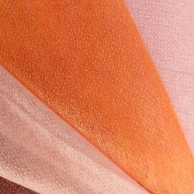 Eco-friendly Colorful Non-woven Adhesive Interlining PP Spun-Bond Viscose Technics Leaf Fabric