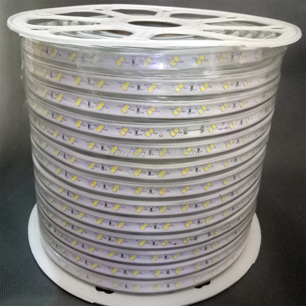 Hot sale 5050 RGB 220V 100m/roll chasing running flashing color change led strip light