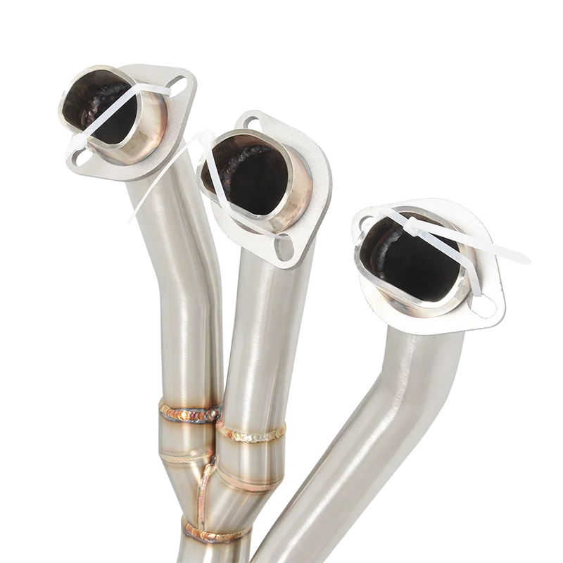 Выхлопные системы для мотоцикла Triumph Trident 660 Модифицированная нержавеющая сталь передняя средняя звеньевая труба