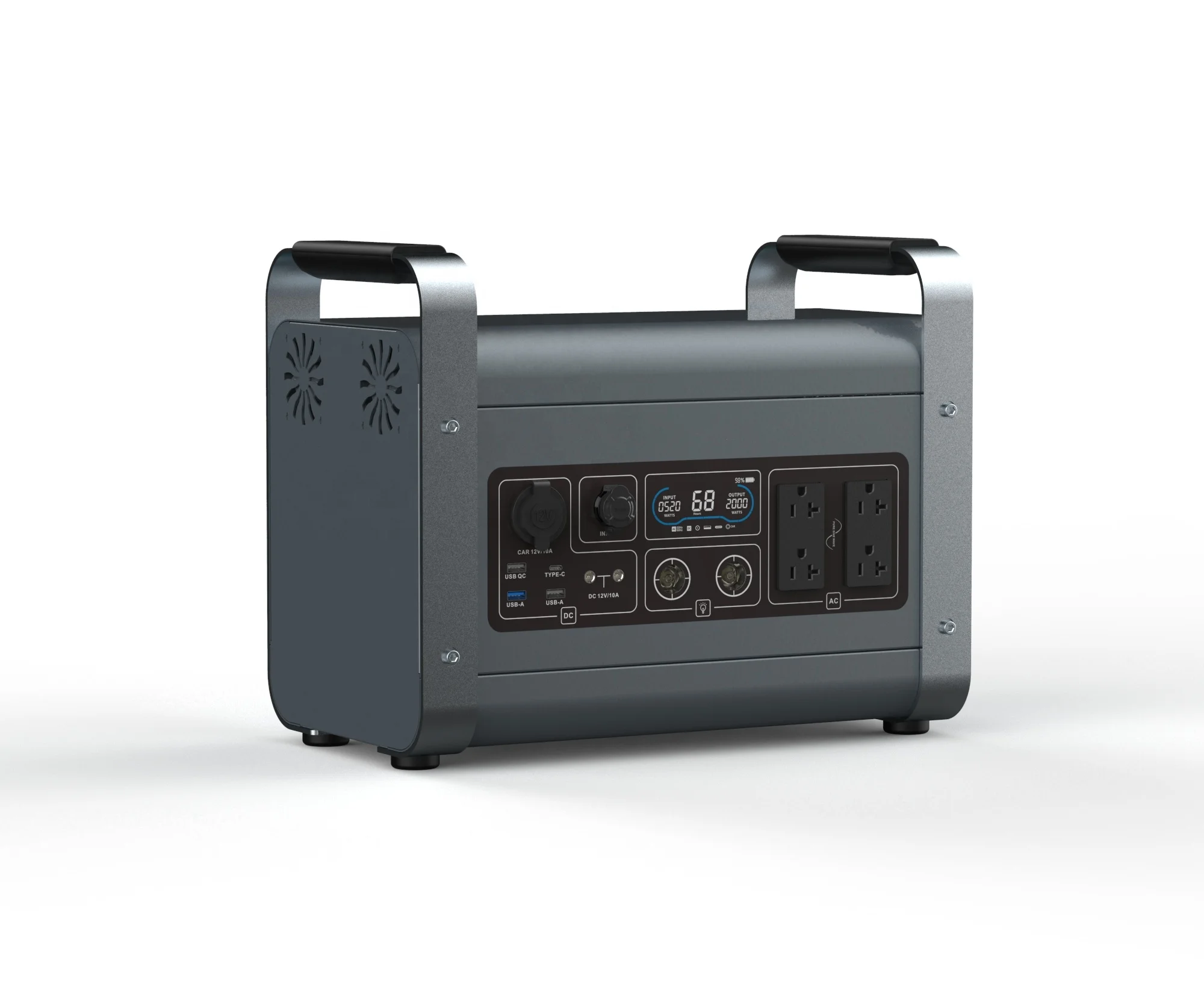 2000 Watt Power Supply Outdoor Activities Camping Battery