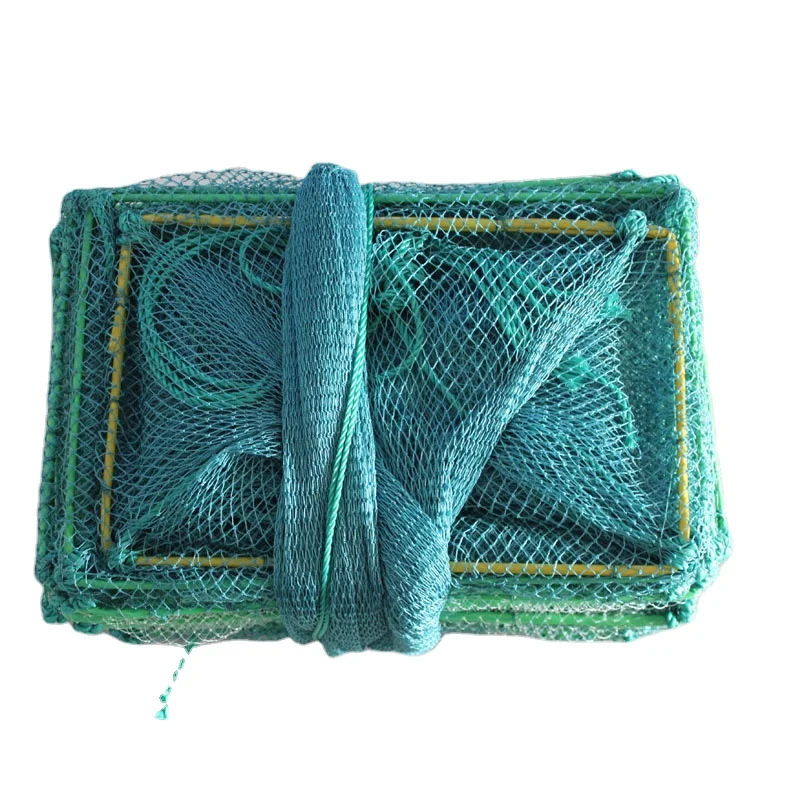 Manufacture crab crayfish trap cage  with frame length 38cm wide 25cmused in sea Lake River agriculture fishing trap
