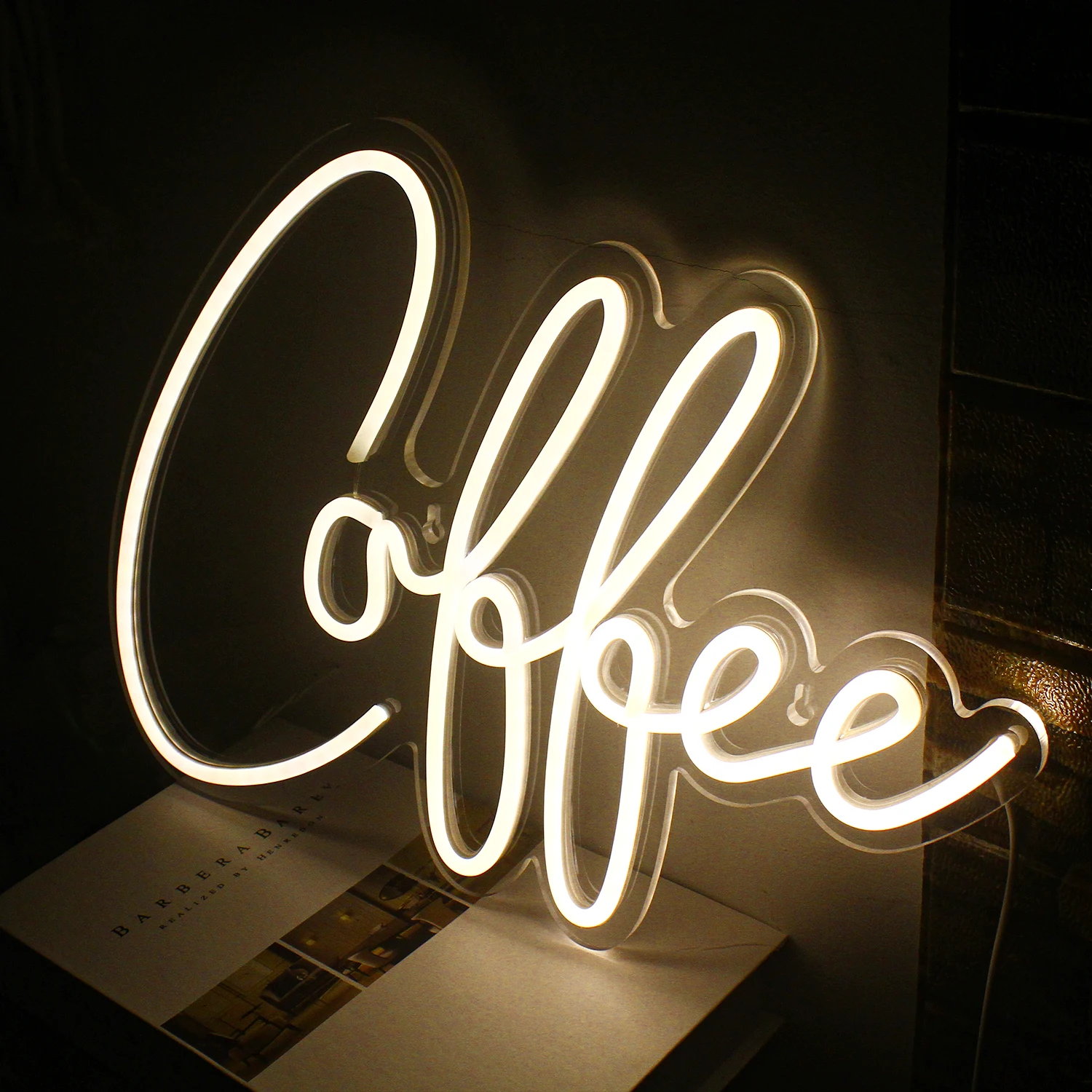 Wholesale WanXing LED Neon Sign For Coffee Shop Bar Fashion Design Custom Christmas Birthday Party Acrylic Neon Light Decoration