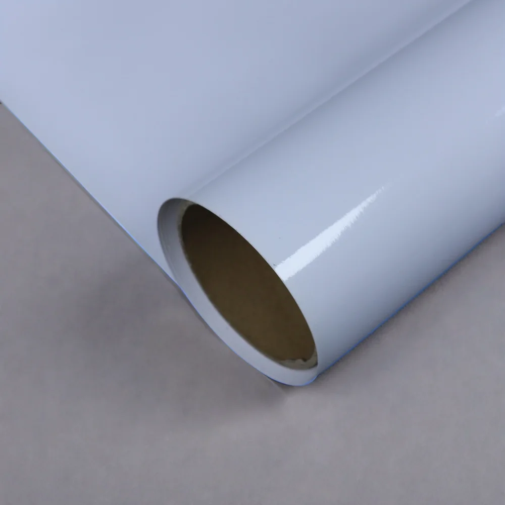 Fulai Brand Adhesive Vinyl Car Banners and Wedding Dance Floor Vinyl Glossy Matte PVC Surface Permanent Glue Hot Sale