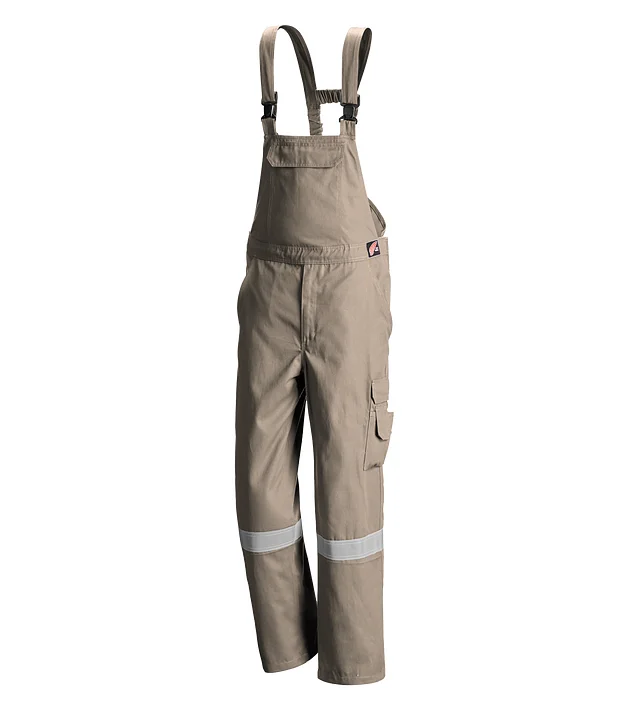 Factory Supply NFPA 2112 EN 11612 Flame Resistant FRC FR Industrial Fire Retardant safety bib overalls