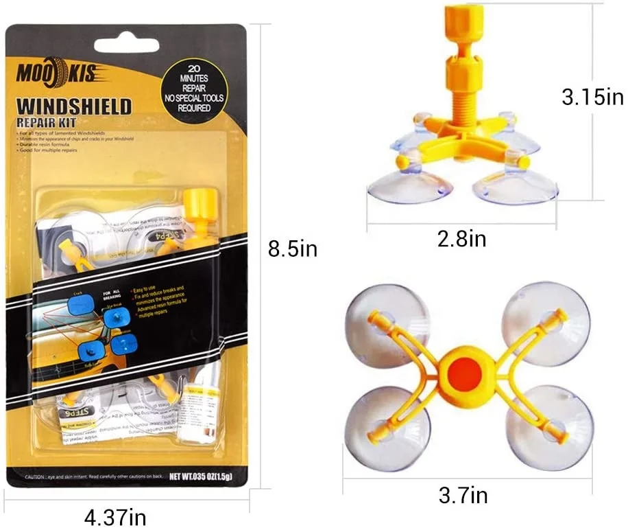 Профессиональный инструмент для ремонта ветрового стекла, без краски, для удаления вмятин, автомобильный набор для ремонта ветрового стекла, чип, трещина, авто стекло