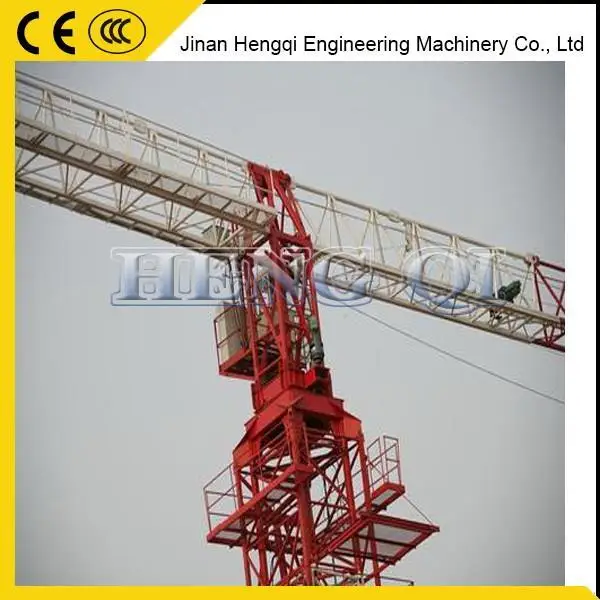 China Tower Crane Manufacturer Hengqi Low Price 4t Ton Tower Crane for High-rise Building Construction