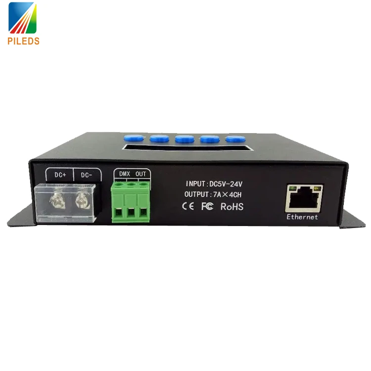 BC-204 новое изобретение artnet для SPI и DMX ethernet порт светодиодный движущийся дисплей плата пиксельный контроллер света