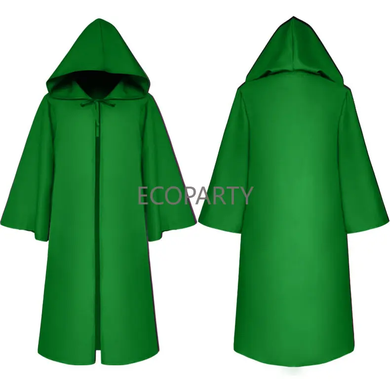 Halloween Death wizard Cloak Cosplay Costume Monk Hooded star Robes Cloak Cape Darth Vader kids adult costume Coldker