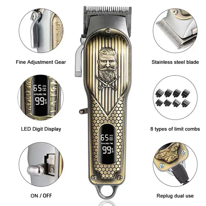 FYD hair beard trimmer and hair clipper clippers for men