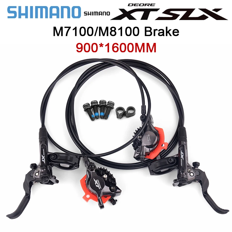 Shimano Deore XT M8100 Hydraulic Brake ICE Tech Left Right 900/1600mm Mountain Bicycle Disc Brake
