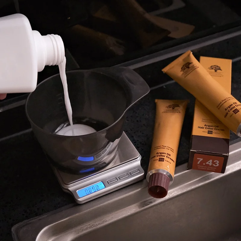 PDD free colour brown chestnut dye grey hair to dye natural hair permanent dye color cream without ppd