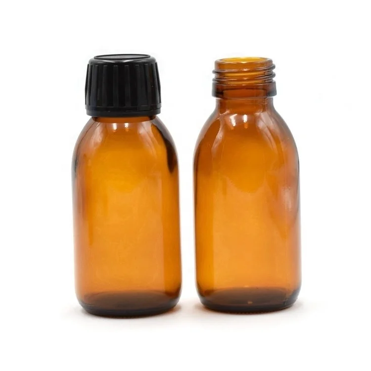 
Manufacturer High Quality 100ML Amber Glass Pharmaceutical Syrup Bottle Glass 