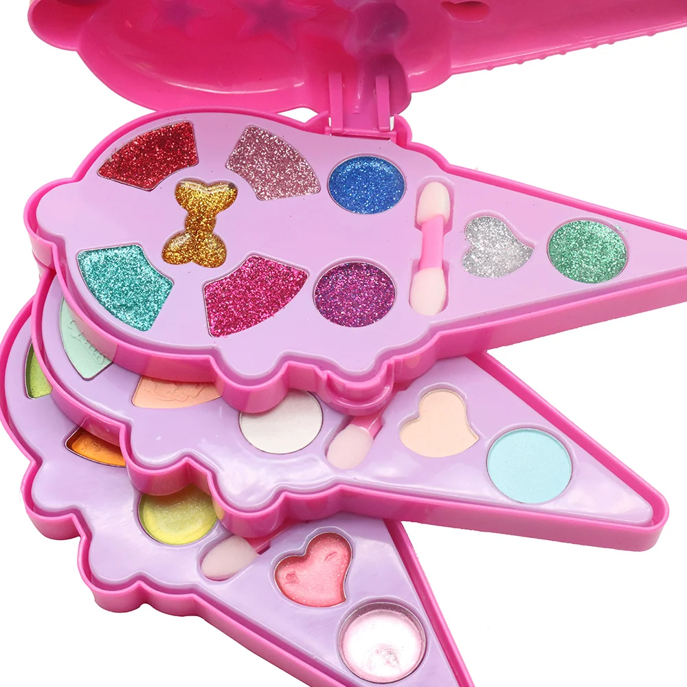 Детский игровой лак для ногтей, настоящая моющаяся косметика, набор для макияжа, детский набор для макияжа для девочек, игрушка