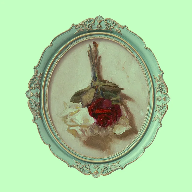 Винтажная фоторамка старинная декоративная настенная и со стеклянной передней панелью высокой четкости для домашнего декора
