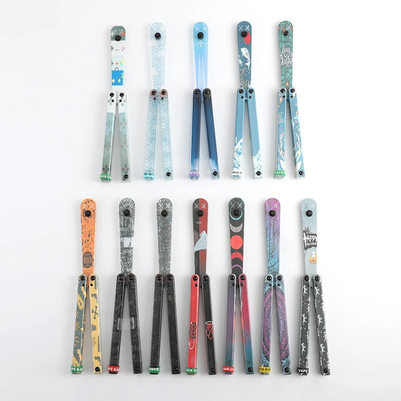 Free Sample New Design Outdoor Pocket Tool Butterfly Training Tool Practice Folding Pocket Tool Contact Sales For Catalog