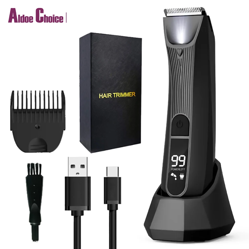 Машинка для стрижки волос с ЖК-дисплеем