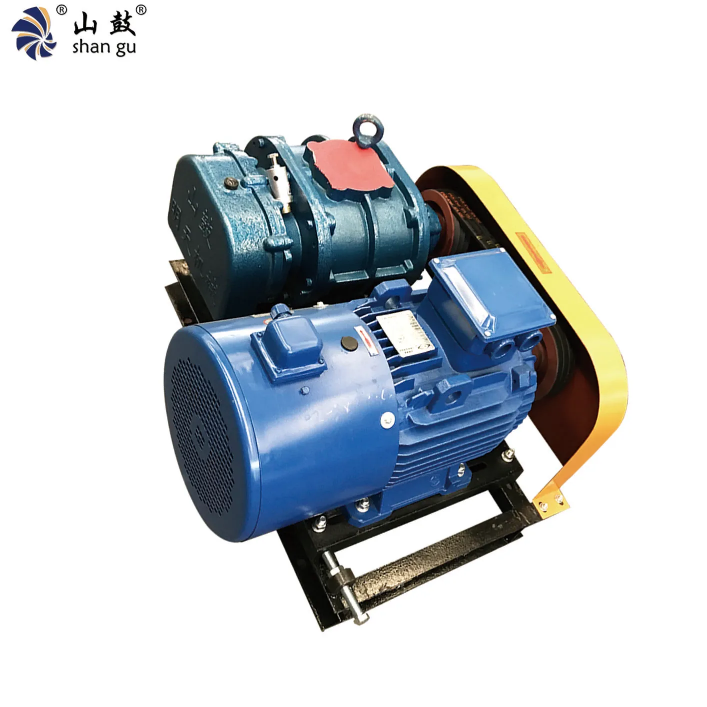Three Lobes Industrial RSR-100 Air Supply Pneumatic Conveying Sewage Treatment Air Supercharger Ammonia Gas Roots Blower