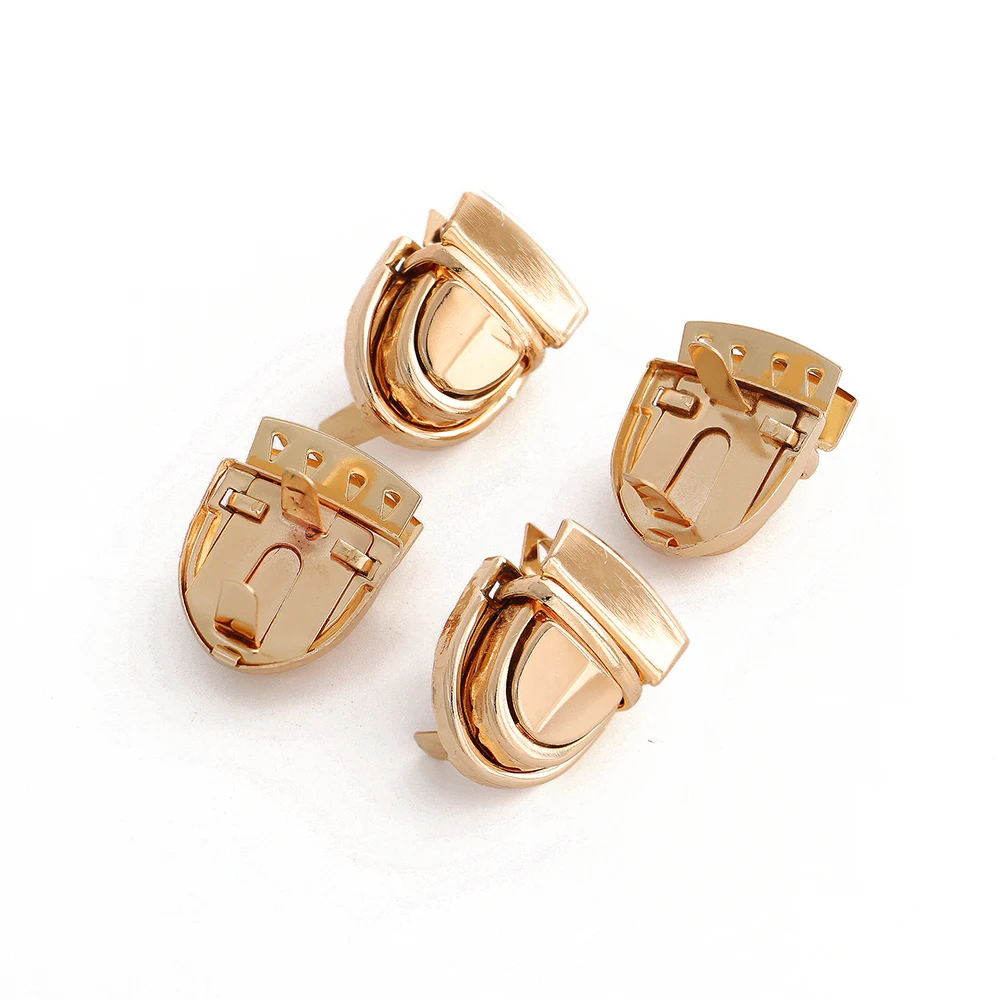 Bag Hardware Supplies Lock Zinc Alloy Turn Twist Lock For Leather Bags Box Hardware