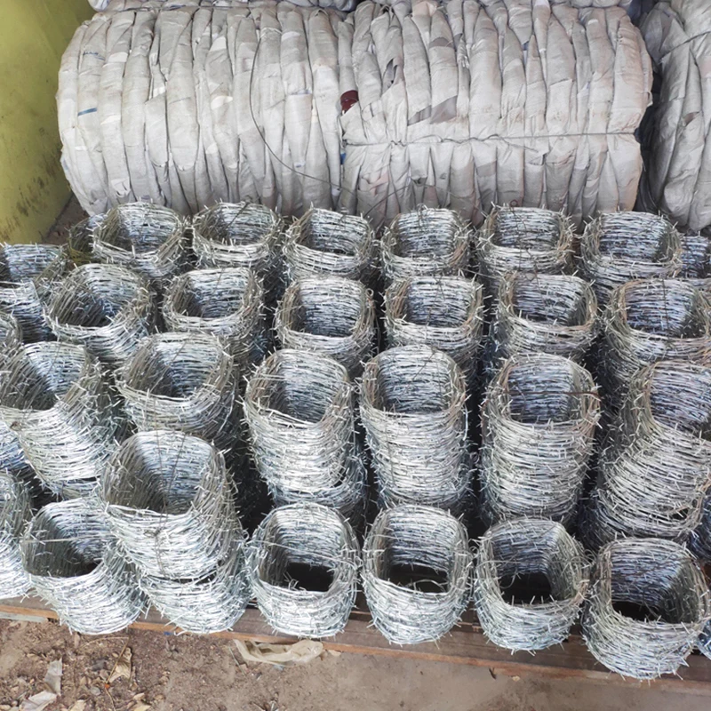 Оптовая продажа колючая проволока 10 калибра 500 метров для крупного рогатого скота оцинкованная