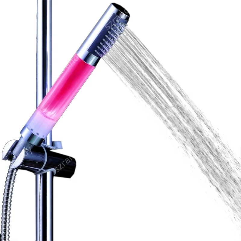 Light Bathroom LED Showers with white Colors with color box