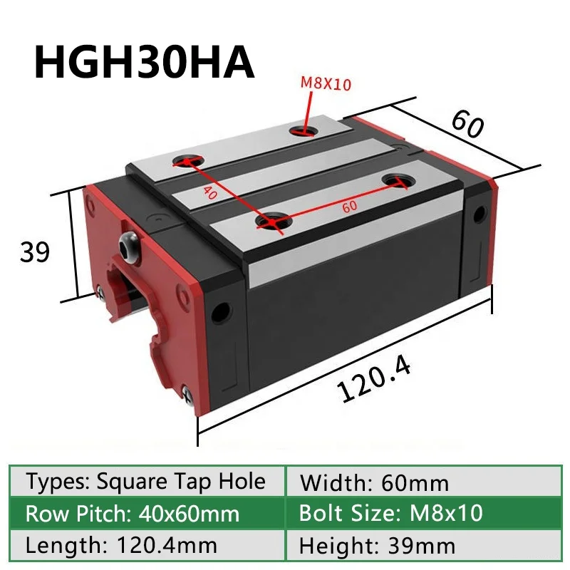 HGH30HA High quality Best price Linear Guide HG Series Linear Guide Rail Bearing