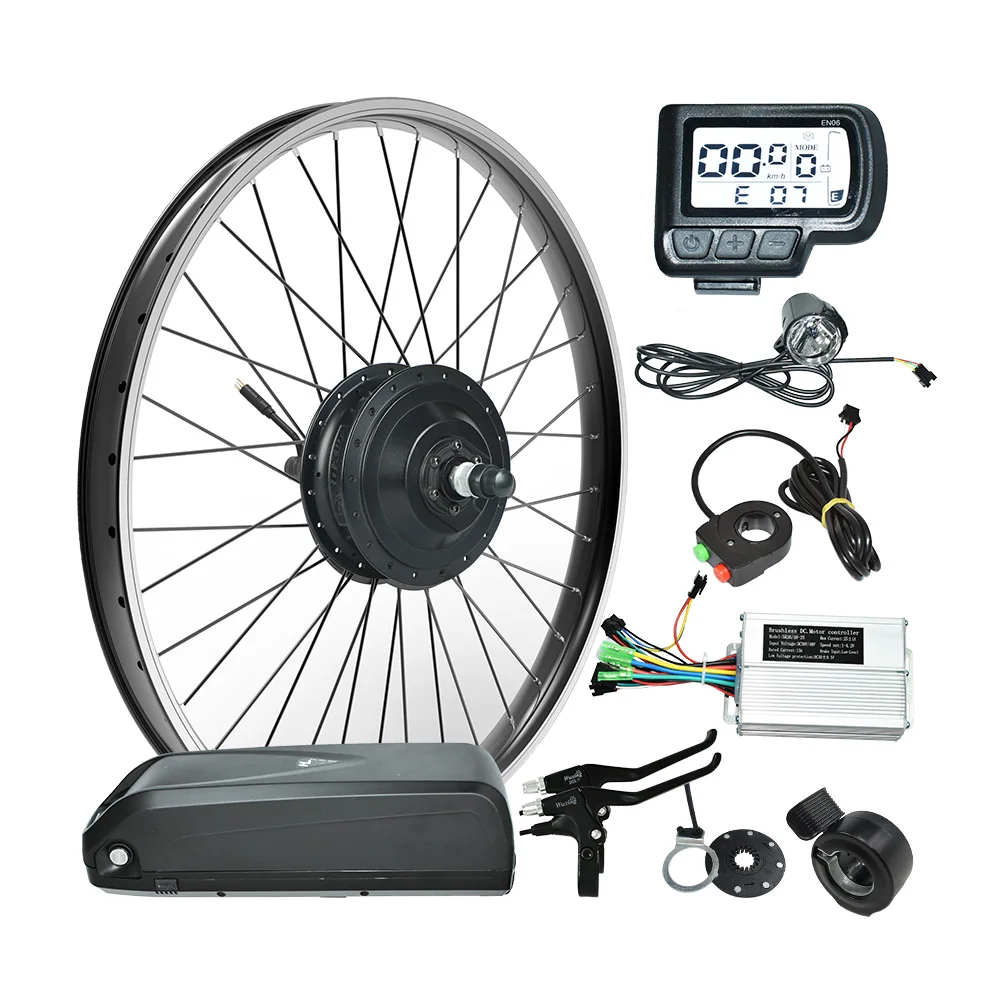 mxus ebike conversion kit bear 500w 48v/500watt hub motor kit hindi e bike 500 watts electric motor hub for 26 inch