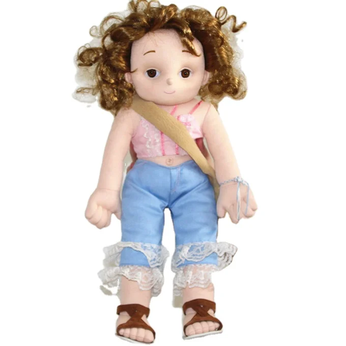 Good quality baby girl stuffed rag dolls for kids