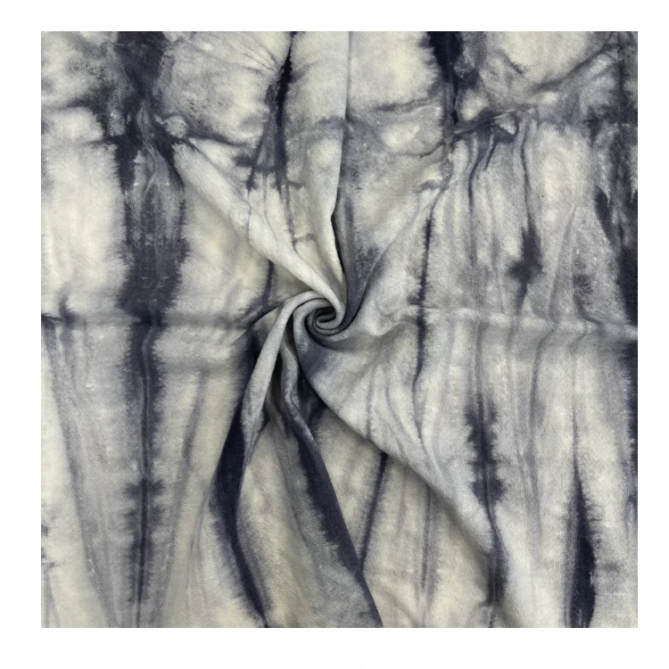 100% wool fabric tie dye coat wool fabric